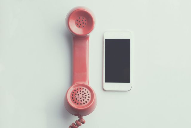 Cell Phone and Rotary Phone